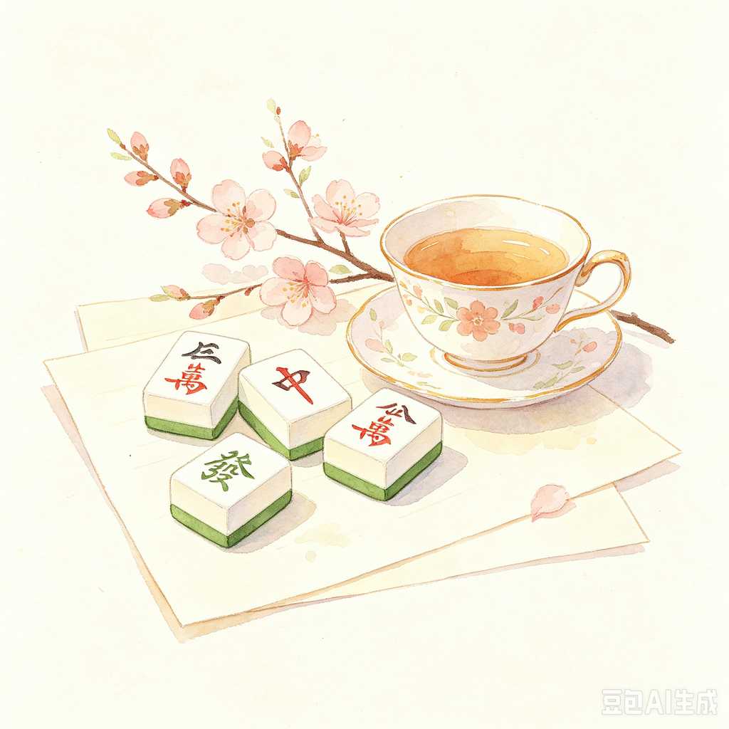 high end minimalist mahjong tiles