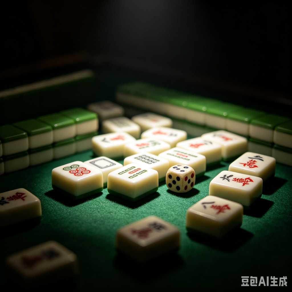 deep print mahjong set